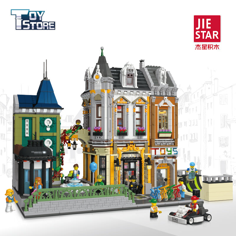 JIESTAR Street View Building Block Set 89112 - 89112-1.jpg