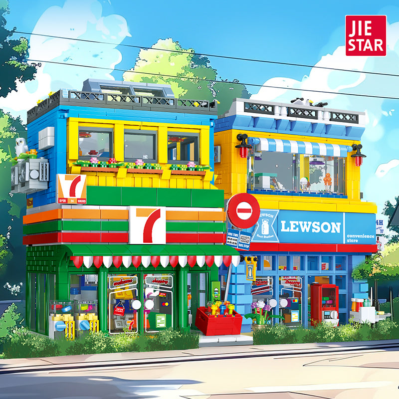 JIESTAR Street View Building Block Set 2-Pack - 89118+89119-1.jpg