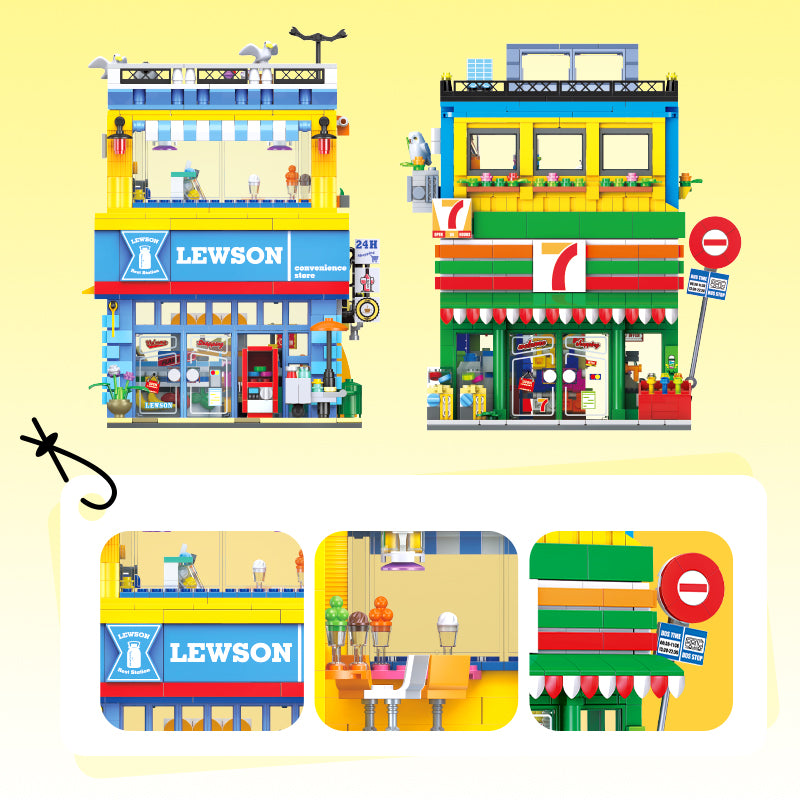 JIESTAR Street View Building Block Set 2-Pack - 89118+89119-3.jpg