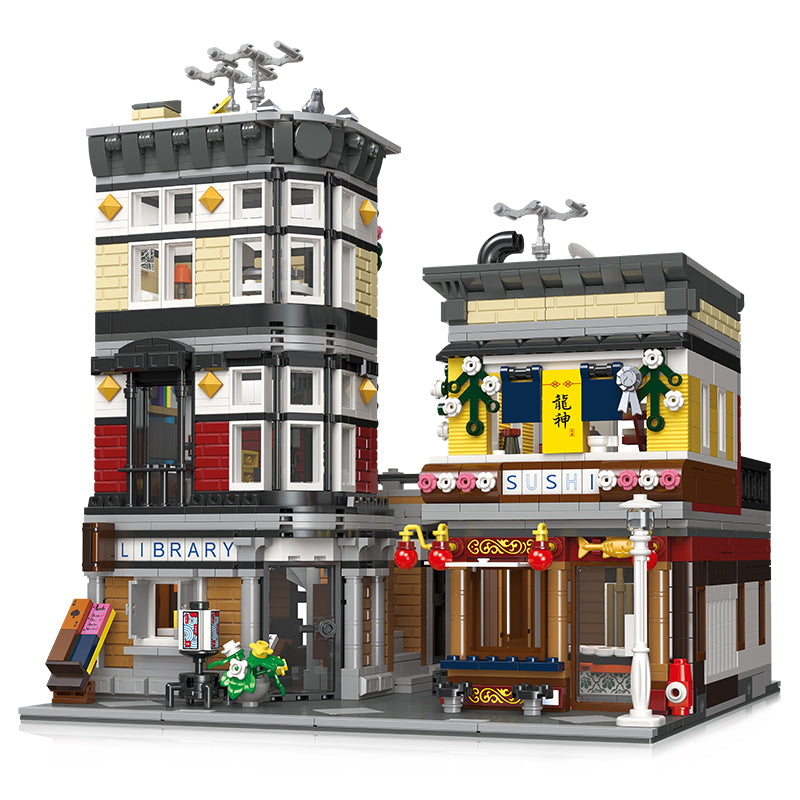 JIESTAR Street View Building Block Set 89127 - 89127-1.jpg