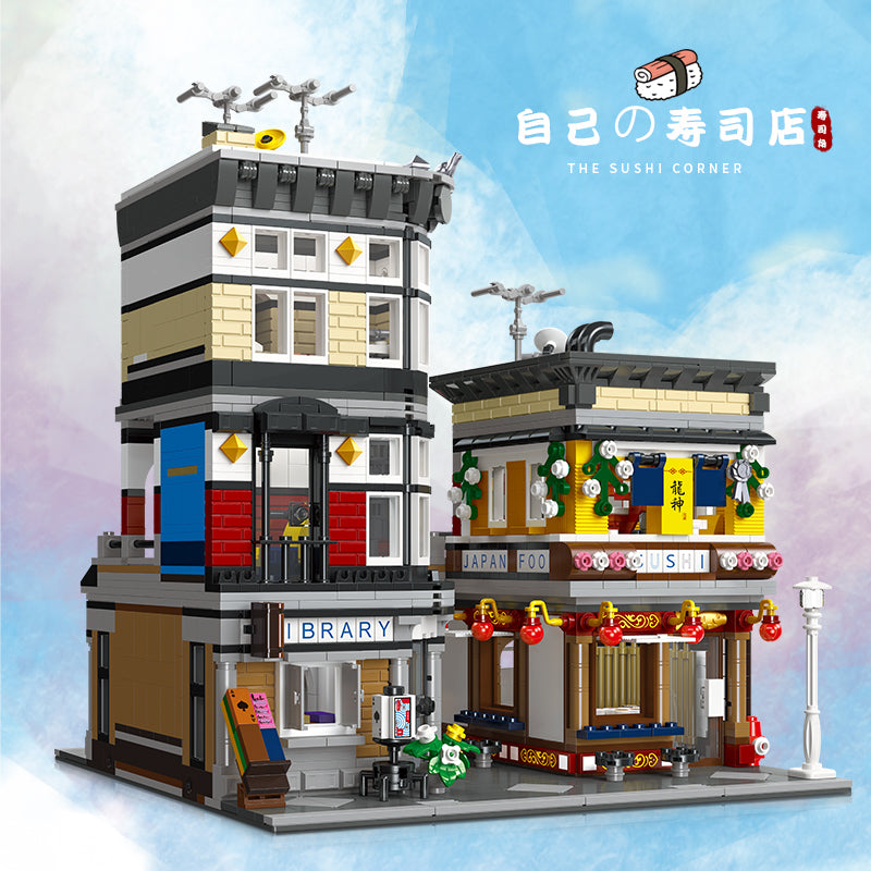 JIESTAR Street View Building Block Set 89127 - 89127-白底.jpg