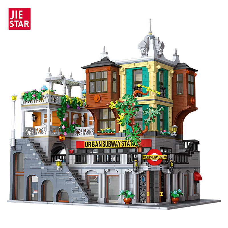 JIESTAR 城市轻轨站 带二维码灯线 Building Block Set - 89129-白底.jpg
