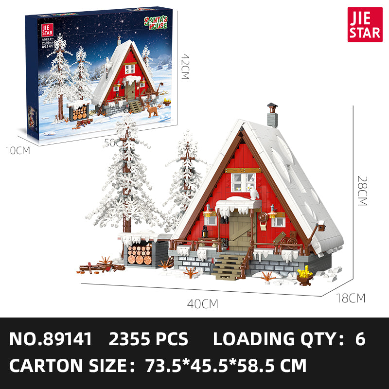 JIESTAR Santa Hut Building Block Set SKU image - 89141-sku.jpg