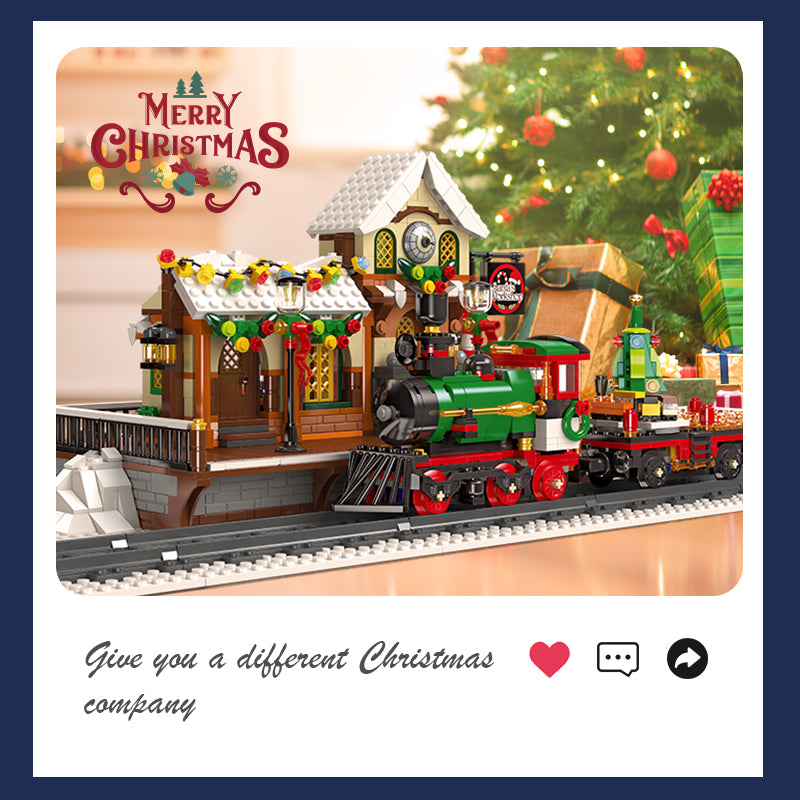 JIESTAR Christmas Winter Train Station Building Block Set - 89142-2.jpg