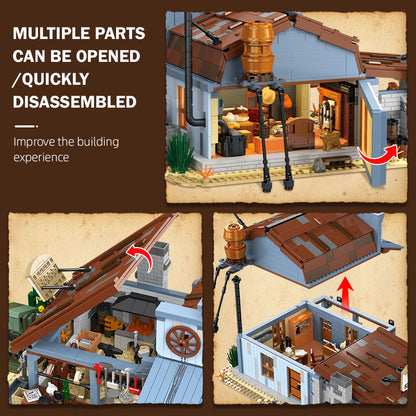 JIESTAR Western Blacksmith Shop Building Block Set - 89145-4.jpg