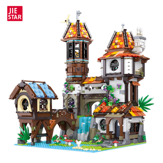JIESTAR Riverside Scholars Building Block Set - 89149-白底.jpg