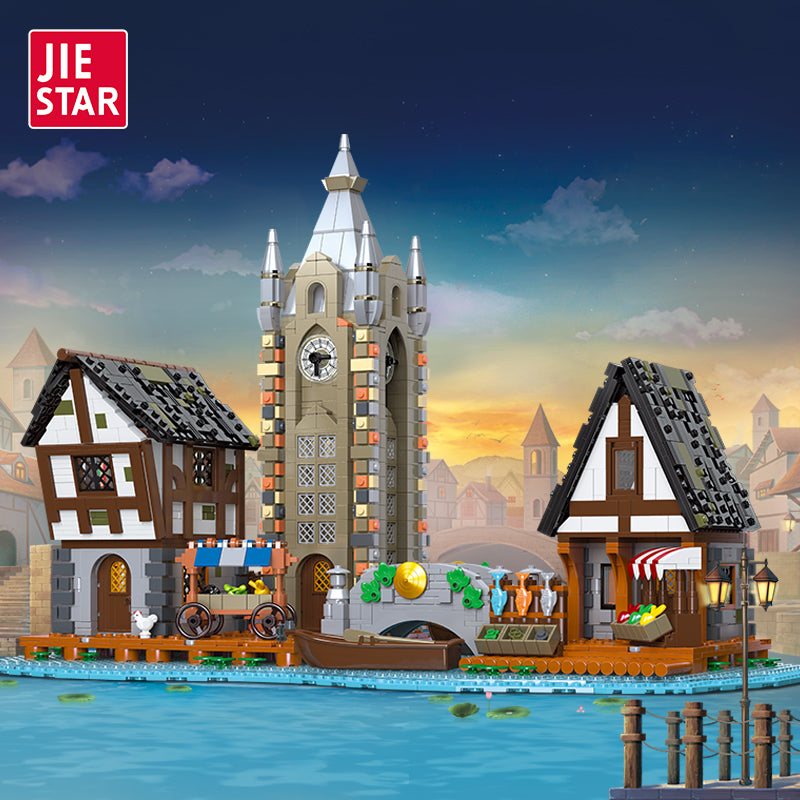 JIESTAR Medieval Market Building Block Set - 89150-1.jpg