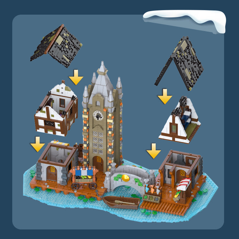 JIESTAR Medieval Market Building Block Set - 89150-4.jpg