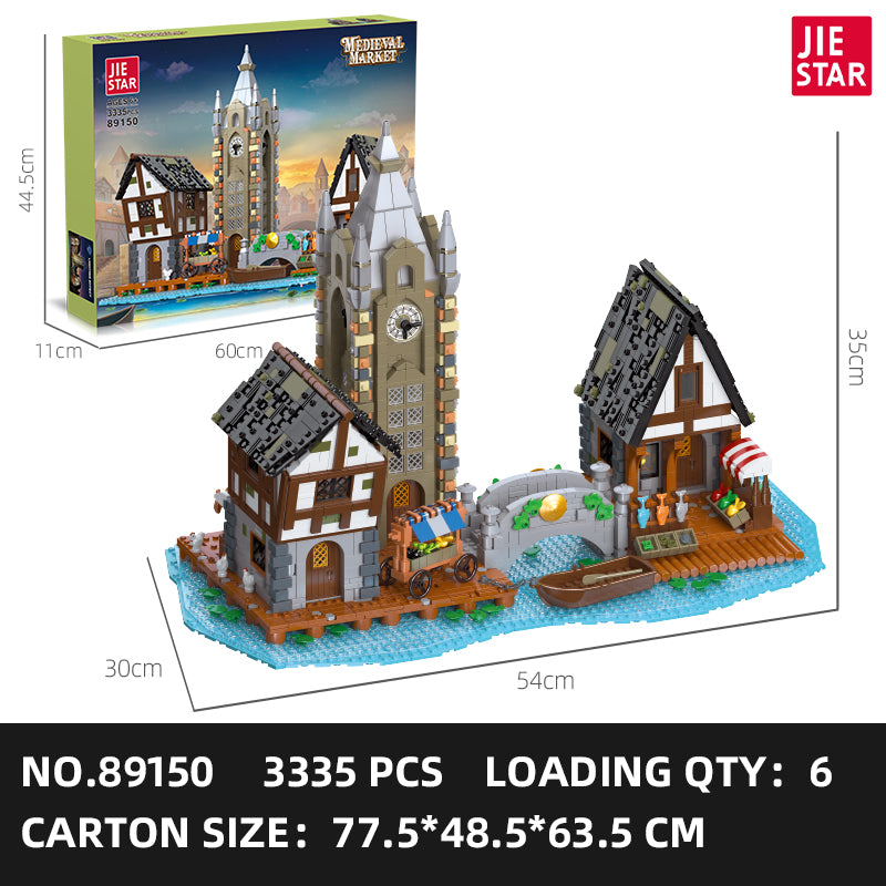 JIESTAR Medieval Market Building Block Set SKU image - 89150-sku.jpg