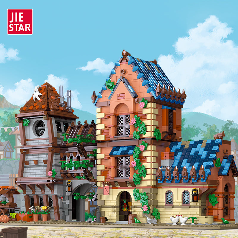 JIESTAR Medieval Tavern Building Block Set - 89151-1.jpg