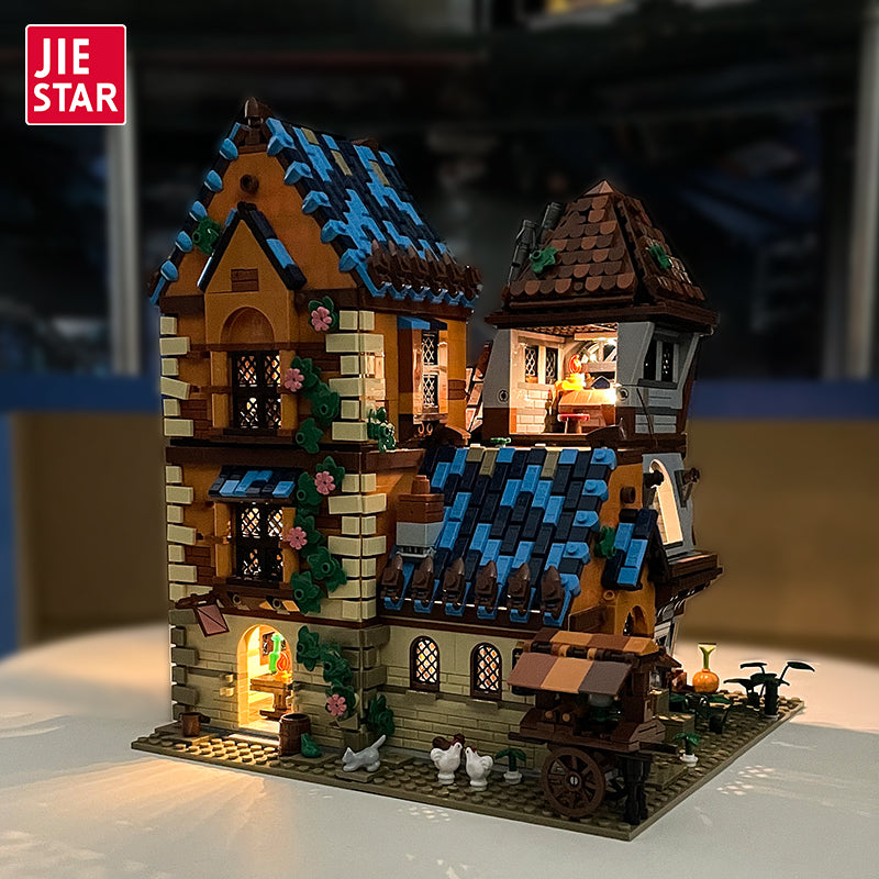 JIESTAR Medieval Tavern Building Block Set - 89151-5.jpg