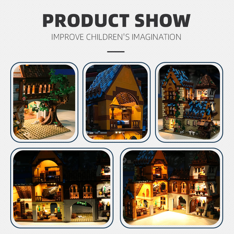 JIESTAR Medieval Tavern Building Block Set - 89151-6.jpg