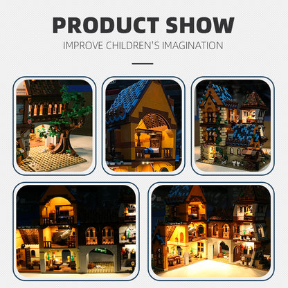 JIESTAR Medieval Tavern Building Block Set - 89151-6.jpg
