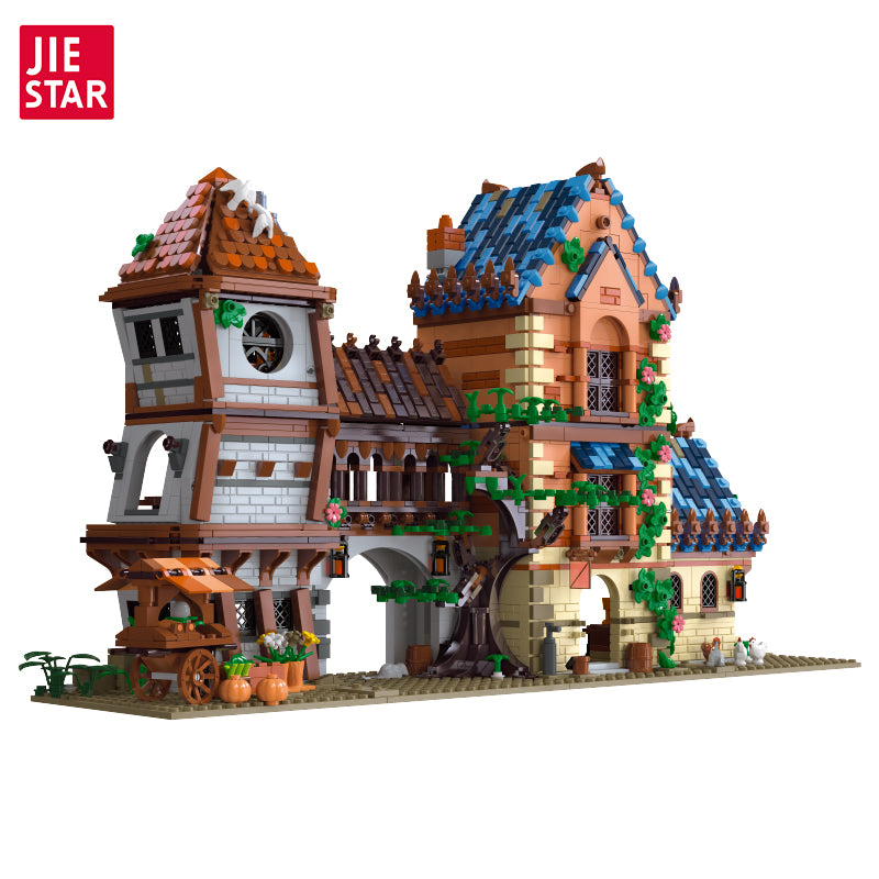 JIESTAR Medieval Tavern Building Block Set - 89151-白底.jpg