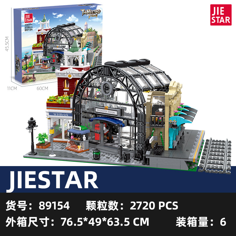 JIESTAR Street View Building Block Set 89154 SKU image - 89154-sku.jpg