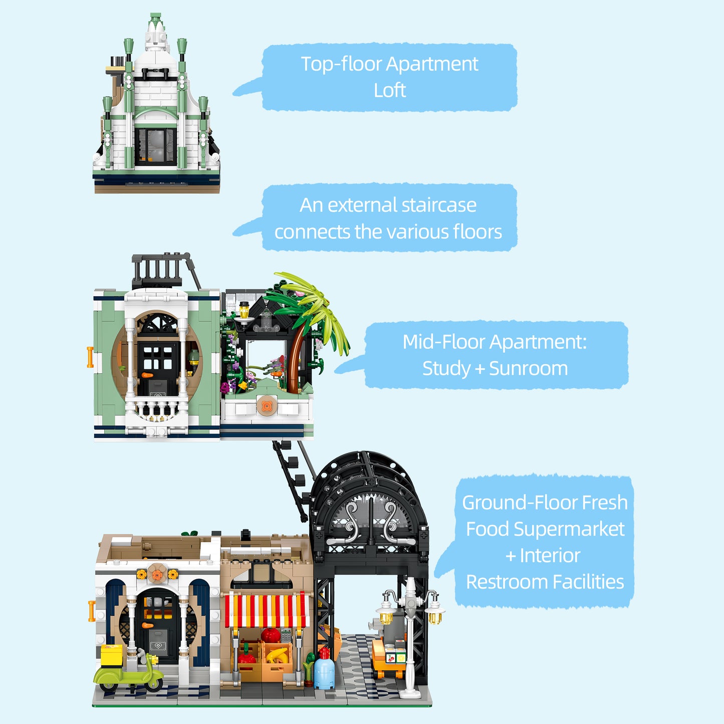 JIESTAR Market Street Modular Building Set - 89155-3.jpg