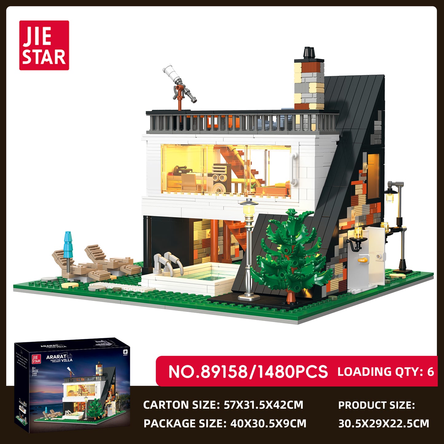 JIESTAR Ararat Villa Building Set SKU image - 89158-sku.jpg