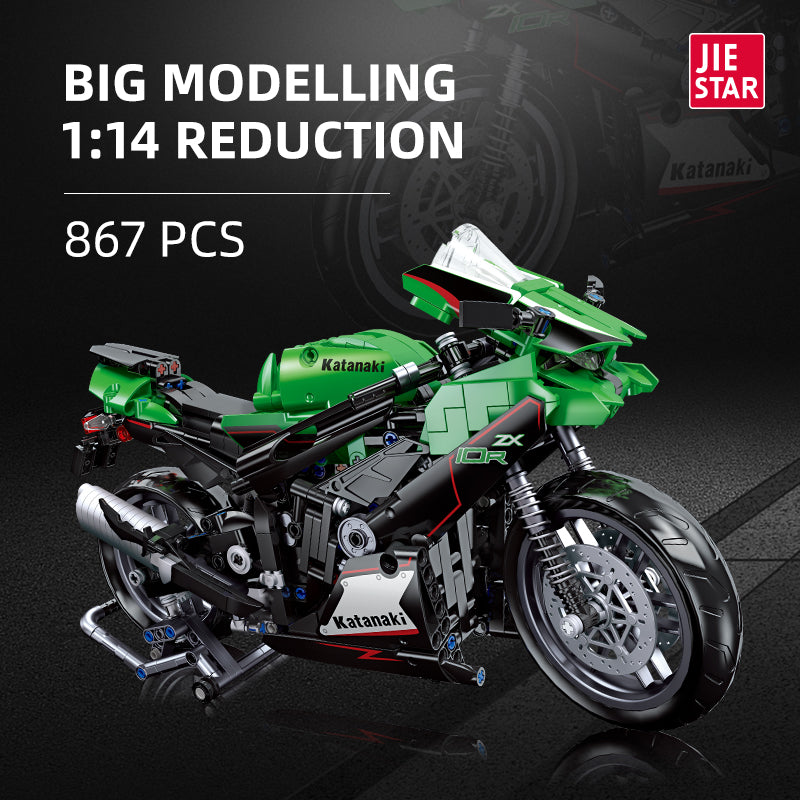 JIESTAR Ninja Zx-10R Building Block Set - 91023-2.jpg