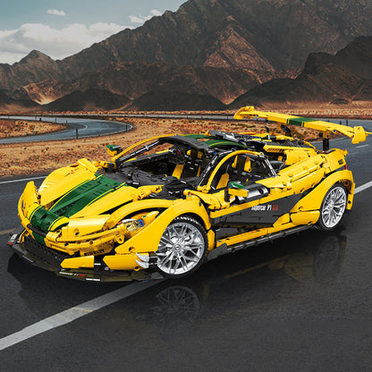 JIESTAR 1:8 Yellow Hypercar Model Kit - image 02