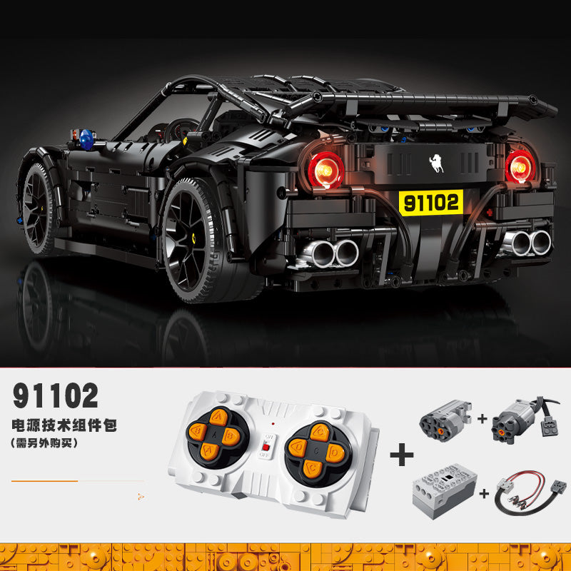 JIESTAR Sports Car F12 Building Block Set - 91102-2.jpg