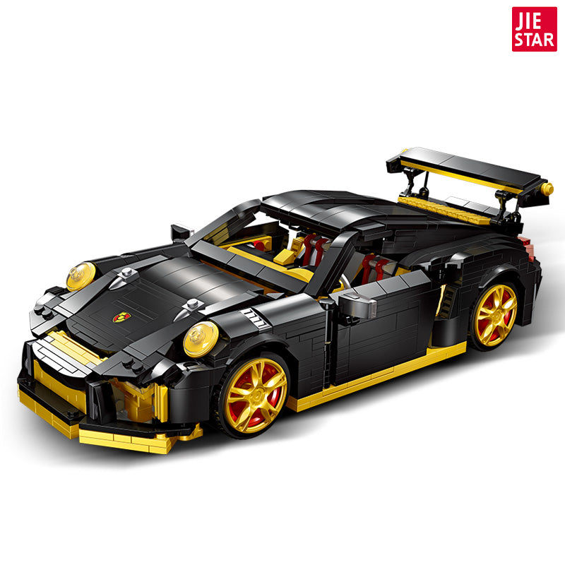 JIESTAR 911 Gt3 Building Block Set - 92000-白底.jpg