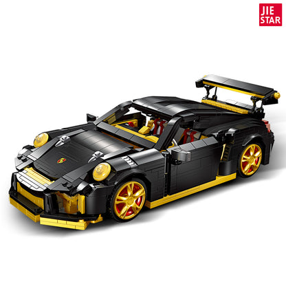 JIESTAR 911 Gt3 Building Block Set - 92000-白底.jpg