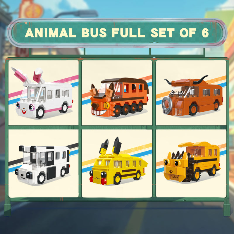 JIESTAR Animal Bus Series [6 Small Models] Building Block Set - 92308-2.jpg