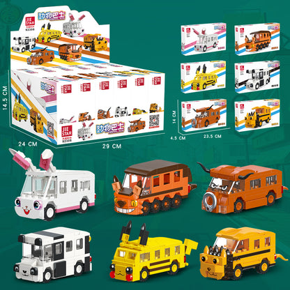JIESTAR Animal Bus Series [6 Small Models] Building Block Set - 92308-4.jpg