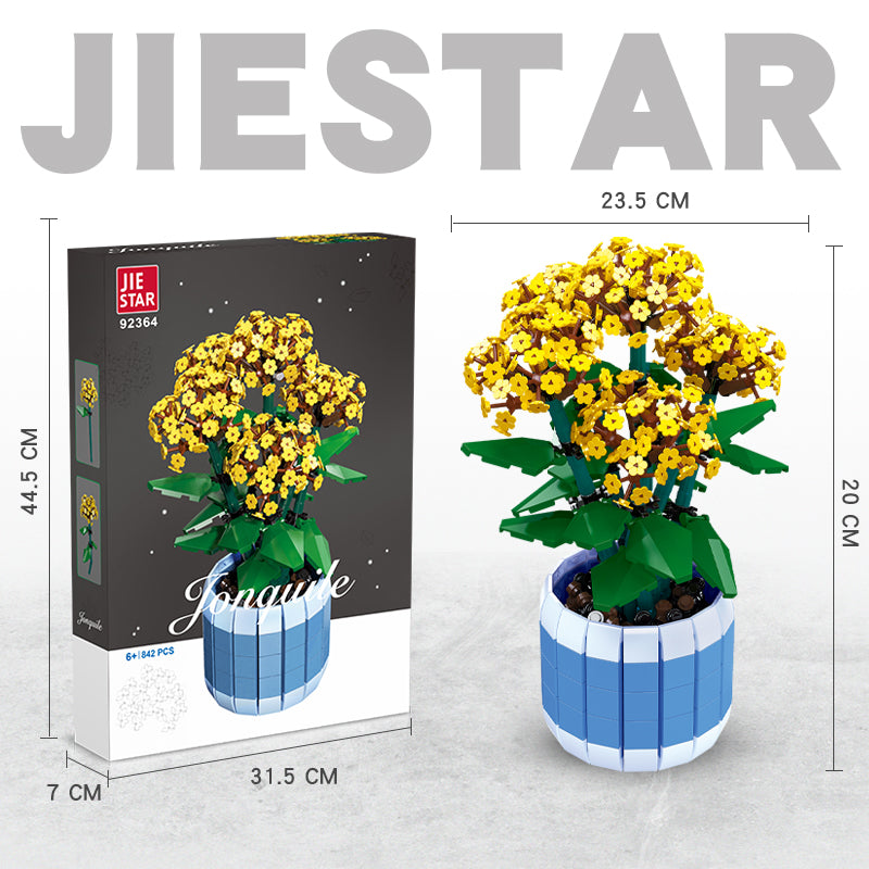JIESTAR Longevity Flower Building Block Set - 92364-4.jpg