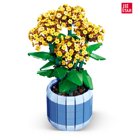 JIESTAR Longevity Flower Building Block Set - 92364-白底.jpg