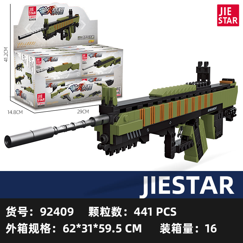 JIESTAR Gun Model Building Block Set 92409 SKU image - 92409-sku.jpg