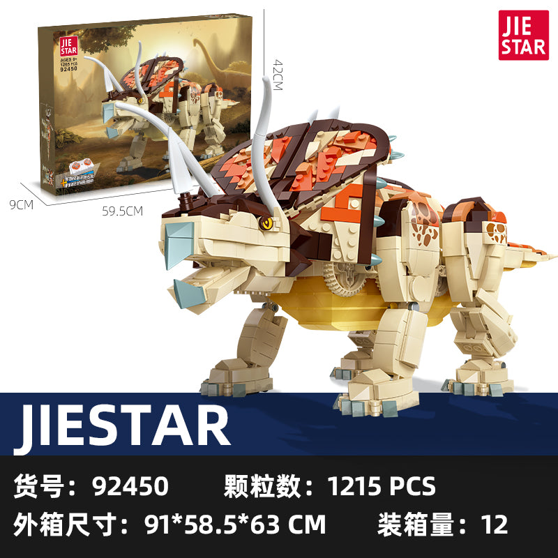 JIESTAR Triceratops Building Block Set SKU image - 92450-sku.jpg