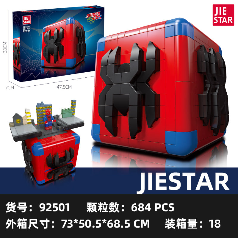 JIESTAR Spider-Box Building Block Set SKU image - 92501-sku.jpg