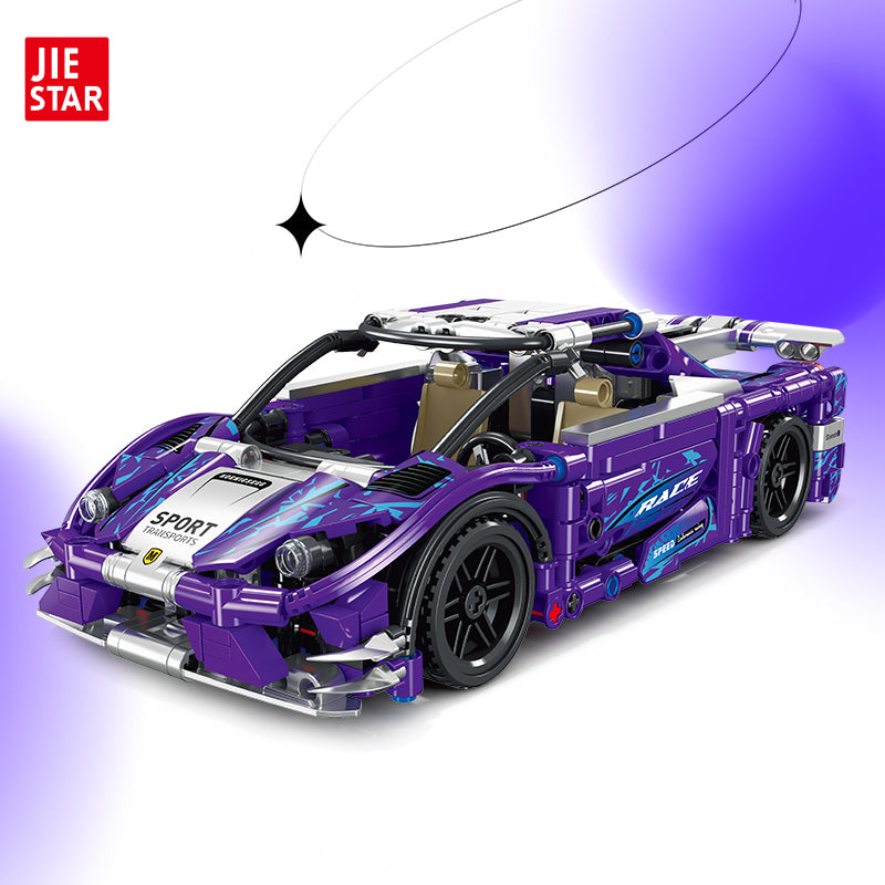 JIESTAR Purple Hypercar Model Kit - image 02