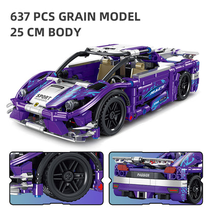 JIESTAR Purple Hypercar Model Kit - image 04