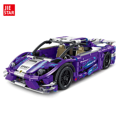 JIESTAR Purple Hypercar Model Kit - image 01