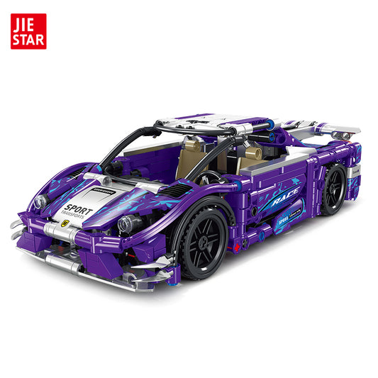 JIESTAR Purple Hypercar Model Kit - image 01