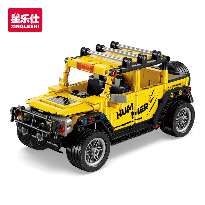 JIESTAR 悍马（两驱） Building Block Set - FF10029-白底.jpg