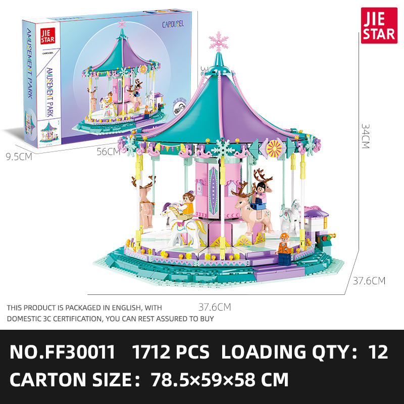 JIESTAR 旋转木马 Building Block Set SKU image - FF30011-sku.jpg
