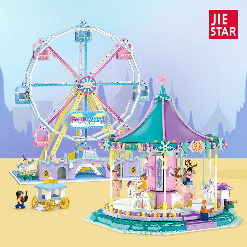 JIESTAR 旋转木马 Building Block Set - FF30011+30014-1.jpg
