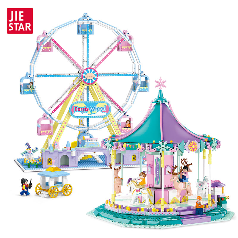 JIESTAR 旋转木马 Building Block Set - FF30011+30014-白底.jpg