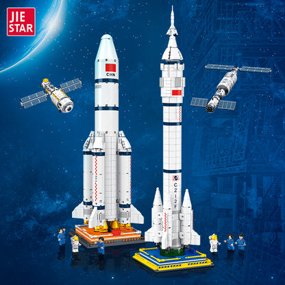 JIESTAR Long March 2 Building Block Set - FF41010+41011-1.jpg
