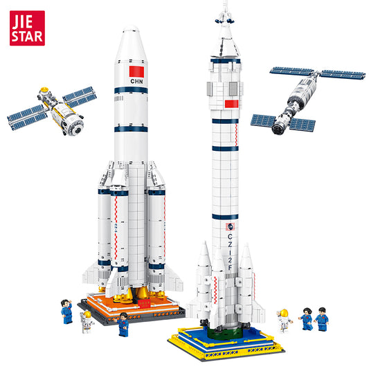 JIESTAR Long March 2 Building Block Set - FF41010+41011-白底.jpg