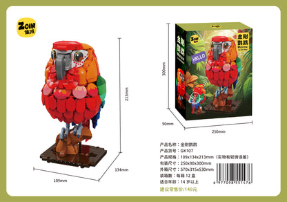 Zoin Macaw Model Building Block Set - GK107-1.jpg