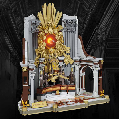 Zoin Classical Basilica Throne Architecture Building Set
