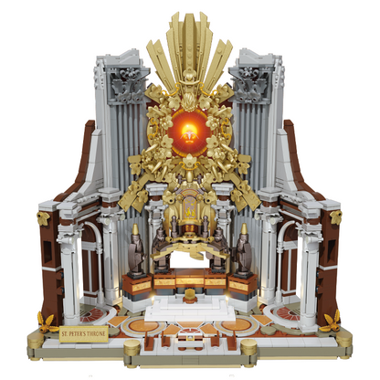 Zoin Classical Basilica Throne Architecture Building Block Set - GK202-白底.png