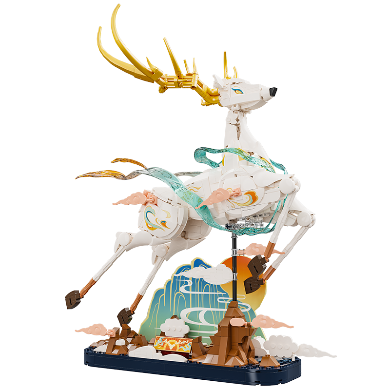 Zoin Nine Color Deer Building Block Set - GK301-白底.png