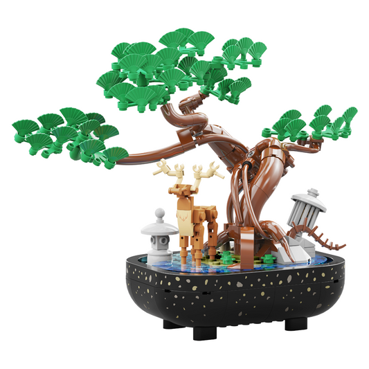 Zoin Pine Bonsai Building Block Set - GK404-白底-03.png