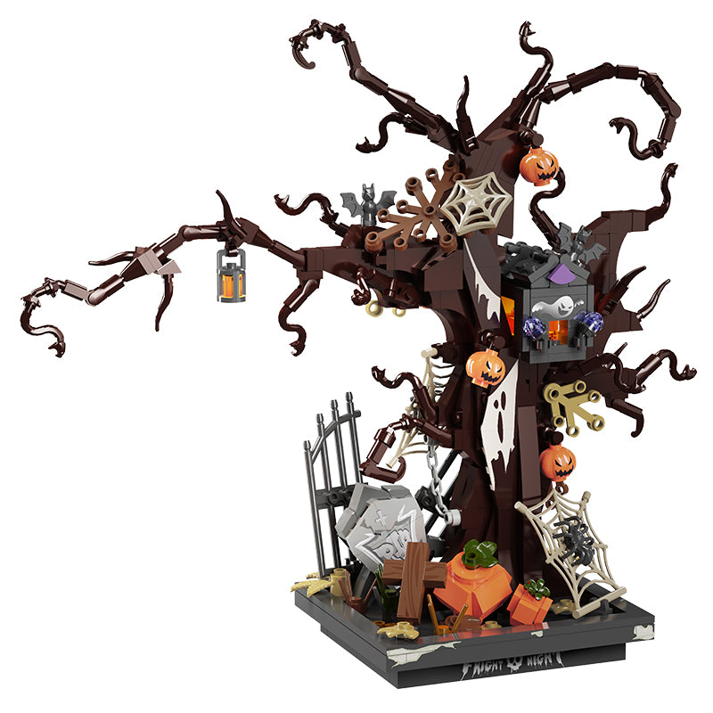 Zoin Spooky Night Botanical Display Building Block Set - GK405-白底-02.jpg