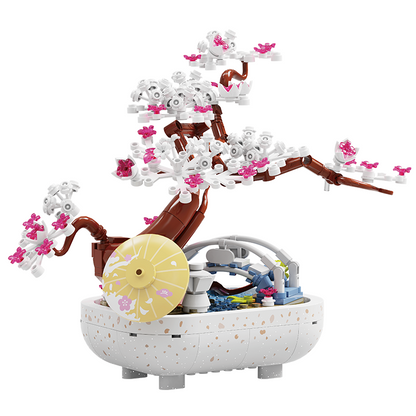 Zoin Plum Blossom Bonsai Building Block Set - GK406-白底-05.png